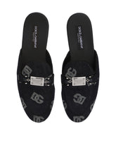 Denim slippers with logo -  | Dolce & Gabbana
