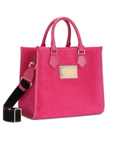 Terrycloth shopper with branded tag -  | Dolce & Gabbana