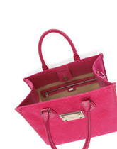 Terrycloth shopper with branded tag -  | Dolce & Gabbana