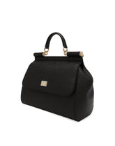 SICILY MEDIUM BAG IN DAUPHINE CALF LEATHER -  | Dolce &amp; Gabbana