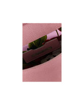 Medium iguana print calfskin Sicily bag with crystal DG logo patch -  | Dolce & Gabbana