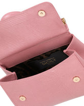 Small Sicily handbag in iguana-print calfskin -  | Dolce &amp; Gabbana