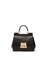 Solid-coloured calf leather handbag -  | Dolce & Gabbana
