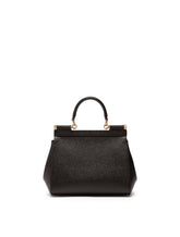 Solid-coloured calf leather handbag -  | Dolce & Gabbana