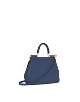 Small Sicily handbag in iguana print calfskin with DG logo crystals -  | Dolce & Gabbana