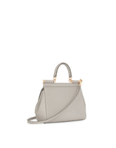Small Sicily handbag in iguana print calfskin with DG logo crystals -  | Dolce & Gabbana