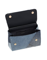 Small Sicily handbag in denim and calfskin -  | Dolce &amp; Gabbana