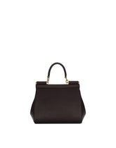 Small Sicily handbag in dauphine calfskin -  | Dolce &amp; Gabbana