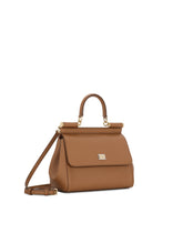 Small Sicily handbag in dauphine calfskin -  | Dolce &amp; Gabbana