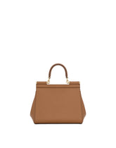 Small Sicily handbag in dauphine calfskin -  | Dolce &amp; Gabbana