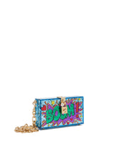 Plexiglass Dolce Box clutch with glitter inlay -  | Dolce & Gabbana