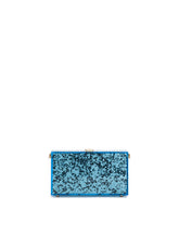 Plexiglass Dolce Box clutch with glitter inlay -  | Dolce & Gabbana