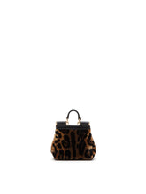 Micro Sicily bag with leopard print -  | Dolce & Gabbana