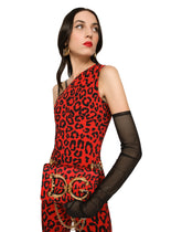 Leopard-print brocade DG Girls bag -  | Dolce & Gabbana
