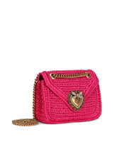 Medium crochet raffia Devotion bag -  | Dolce &amp; Gabbana