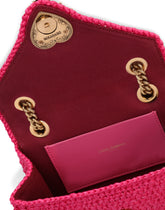 Medium crochet raffia Devotion bag -  | Dolce &amp; Gabbana