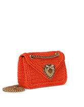 Medium crochet raffia Devotion bag -  | Dolce & Gabbana