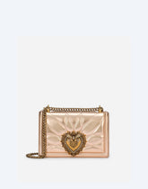 Medium Devotion crossbody bag in quilted nappa mordore leather -  | Dolce &amp; Gabbana