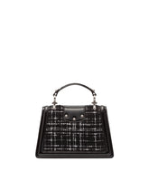 DG Amore bag in polished calfskin and tweed -  | Dolce & Gabbana