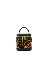 LEOPARD-PRINT PONY HAIR AND NAPPA LEATHER DG GIRLS BAG -  | Dolce & Gabbana