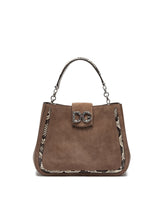 Crossbody bag with python outlines -  | Dolce & Gabbana