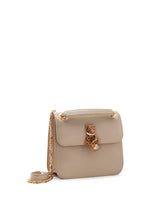 MEDIUM JUNGLE BAG IN CALFSKIN WITH BEJEWELED CLOSURE -  | Dolce & Gabbana