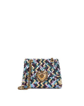 Small Devotion shoulder bag in woven laminated nappa leather -  | Dolce &amp; Gabbana