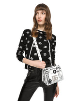 Polished calfskin 3.5 crossbody bag with logo print -  | Dolce & Gabbana