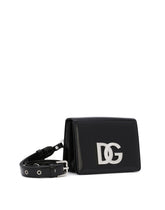 Polished calfskin 3.5 crossbody bag -  | Dolce & Gabbana