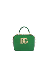 Polished calfskin 3.5 top-handle bag -  | Dolce & Gabbana