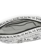 Polished calfskin 3.5 crossbody bag with logo print -  | Dolce & Gabbana