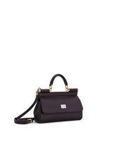 SICILY MINI HAND BAG IN DAUPHINE CALF LEATHER -  | Dolce &amp; Gabbana