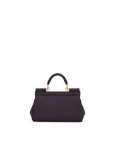 SICILY MINI HAND BAG IN DAUPHINE CALF LEATHER -  | Dolce &amp; Gabbana