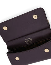 SICILY MINI HAND BAG IN DAUPHINE CALF LEATHER -  | Dolce &amp; Gabbana