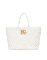 Raffia crochet shopper -  | Dolce &amp; Gabbana