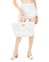 Raffia crochet shopper -  | Dolce &amp; Gabbana