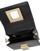 Polished calfskin top-handle bag with DG fastening -  | Dolce & Gabbana