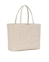 Shopping DG medium logo bag in calfskin leather -  | Dolce &amp; Gabbana