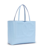 Shopping DG medium logo bag in calfskin leather -  | Dolce &amp; Gabbana