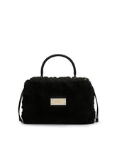 Calfskin and faux fur cover bag -  | Dolce & Gabbana