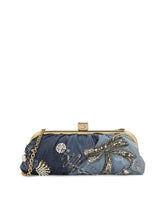 Patchwork denim Maria clutch with embroidery -  | Dolce &amp; Gabbana