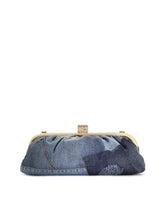 Patchwork denim Maria clutch with embroidery -  | Dolce &amp; Gabbana