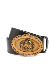 Leather belt with plate -  | Dolce & Gabbana