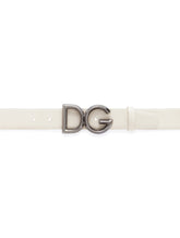 Cowhide belt with DG logo -  | Dolce &amp; Gabbana