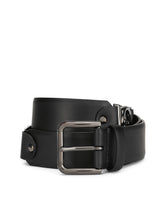 Calfskin belt with DG logo -  | Dolce & Gabbana