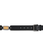Lux leather belt with branded plates -  | Dolce &amp; Gabbana