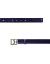 Iridescent patent leather belt -  | Dolce & Gabbana
