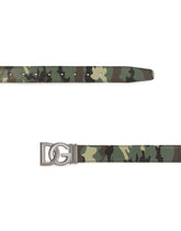 Reversible leopard-print calfskin belt -  | Dolce & Gabbana