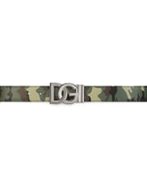 Reversible leopard-print calfskin belt -  | Dolce & Gabbana