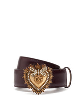 Luxury leather Devotion belt -  | Dolce & Gabbana